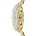 Emporio Armani Aviator Chronograph Quartz Beige Dial Gold Mesh Bracelet Watch For Men - AR11315