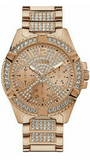  Shop Authentic Guess Frontier Chronograph Crystals Rose Gold Dial Rose Gold Steel Strap Watch for Men - W0799G3 - Luxxuri