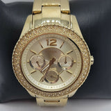  Shop Authentic Fossil Stella Multifunction Gold Dial Gold Steel Strap Watch for Women - ES3589 - Luxxuri