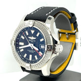 Shop Authentic Breitling Avenger Automatic GMT 43 Black Dial Black Nylon Strap Watch for Men - A32397101B1X1 - Luxxuri