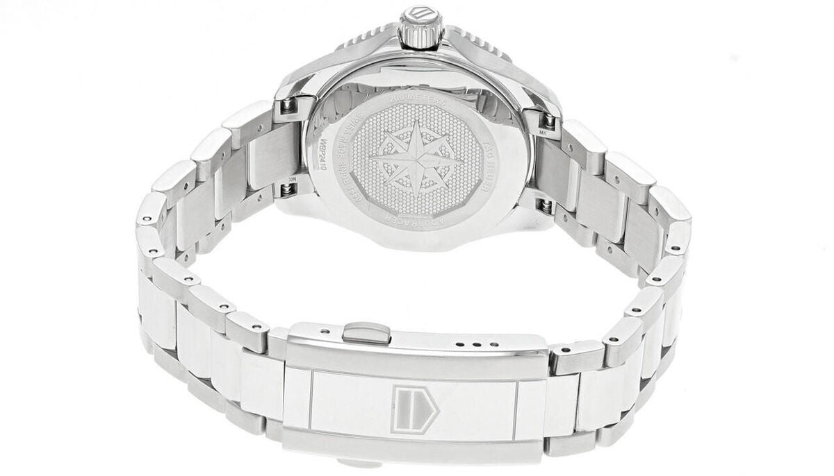  Shop Authentic Tag Heuer Aquaracer Professional 200 Automatic Black Dial Silver Steel Strap Watch for Men - WBP2410.BA0622 - Luxxuri