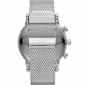  Shop Authentic Emporio Armani Luigi Chronograph Blue Dial Silver Mesh Bracelet Watch For Men - AR80038 - Luxxuri