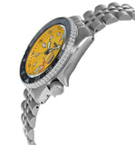  Shop Authentic Seiko 5 Sport SKX GMT US Special Creation Automatic Yellow Dial Silver Steel Strap Watch for Men - SSK017K1 - Luxxuri