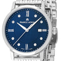  Shop Authentic Maurice Lacroix Eliros Diamonds Blue Dial Silver Steel Strap Watch For Women - EL1094-SS002-450-1 - Luxxuri