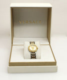  Shop Authentic Versace Mini Virtus Quartz White Dial Gold Steel Strap Watch For Men - VET300221 - Luxxuri
