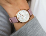  Shop Authentic Emporio Armani Kappa Mother Of Pearl White Dial Pink Leather Strap Watch For Women - AR11130 - Luxxuri