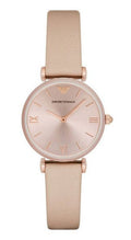  Shop Authentic Emporio Armani Gianni T-Bar Quartz Rose Gold Dial Pink Leather Strap Watch For Women - AR11001 - Luxxuri