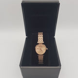  Shop Authentic Emporio Armani Gianni T Bar Quartz Rose Gold Dial Rose Gold Steel Strap Watch For Women - AR11342 - Luxxuri