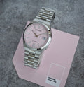  Shop Authentic Citizen x Pantone Automatic Dreamy Pink Dial Silver Steel Strap Watch For Men - NJ0158-89X - Luxxuri