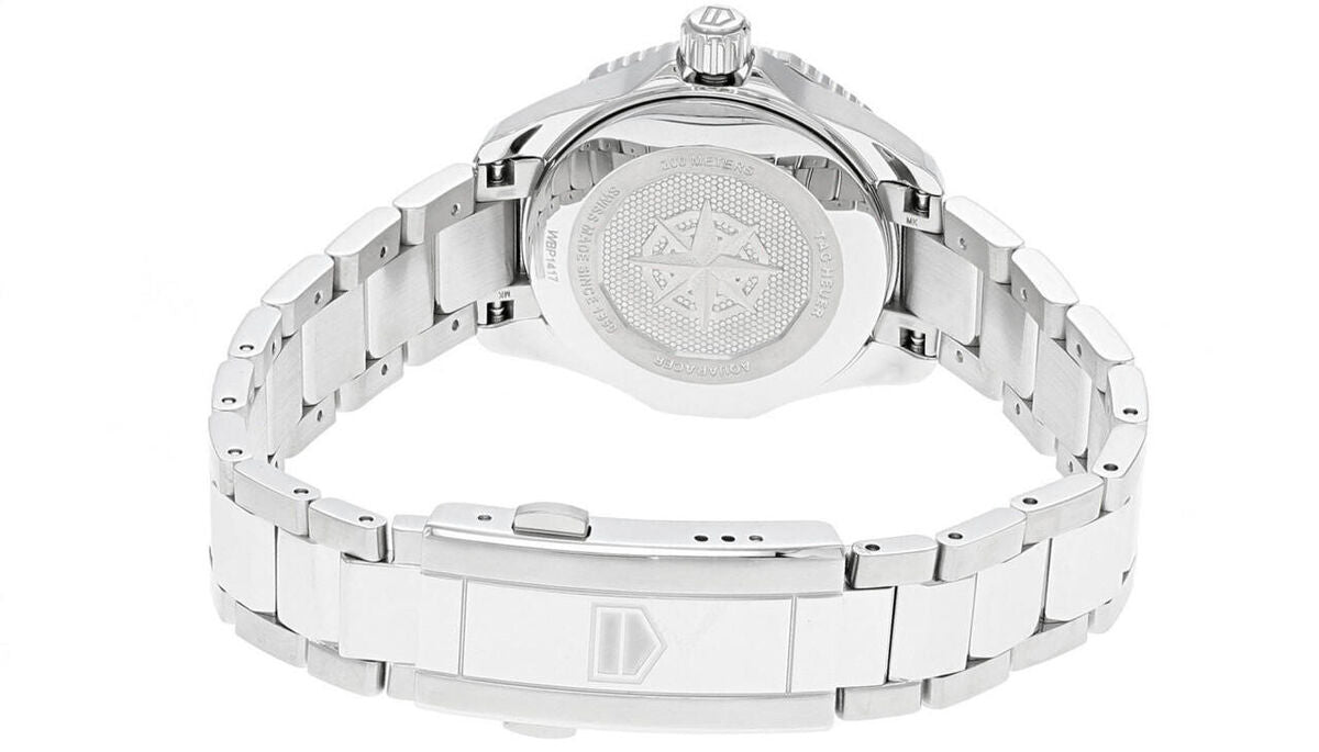  Shop Authentic Tag Heuer Aquaracer Professional 200 Quartz Diamond Mother of Pearl Dial Silver Steel Strap Watch for Women - WBP1417.BA0622 - Luxxuri