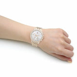  Shop Authentic Tommy Hilfiger Ari Diamonds Silver Dial Rose Gold Steel Strap Watch for Women - 1781978 - Luxxuri