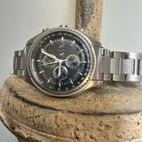  Shop Authentic Armani Exchange The Driver Chronograph Black Dial Silver Steel Strap Watch For Men - AX1612 - Luxxuri