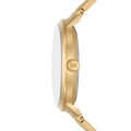 Michael Kors Blake Quartz Black Dial Gold Steel Strap Watch for Men - MK9136