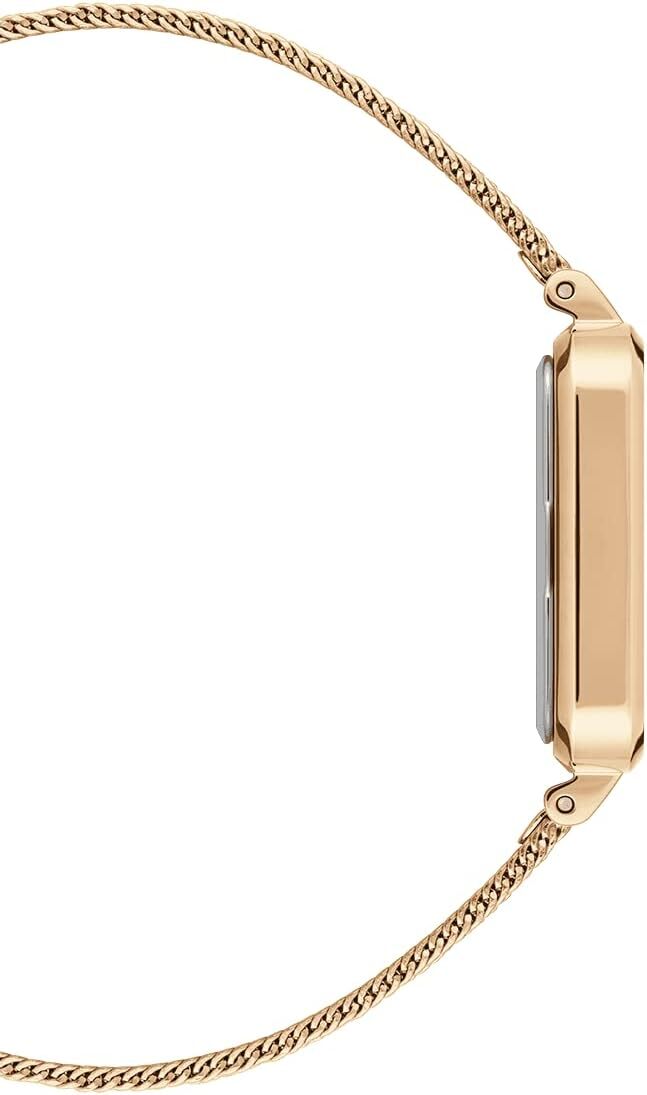  Shop Authentic Daniel Wellington Pressed Melrose Emerald Green Rose Gold Mesh Strap Watch For Women - DW00100445 - Luxxuri