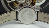  Shop Authentic Emporio Armani Velente Black Dial Black Leather Strap Watch For Women - AR0644 - Luxxuri