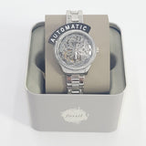  Shop Authentic Fossil Rye Automatic Skeleton Silver Dial Silver Steel Strap Watch for Women - BQ3753 - Luxxuri