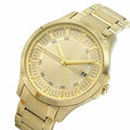  Shop Authentic Armani Exchange Hampton Chronograph Gold Dial Gold Steel Strap Watch For Men - AX2415 - Luxxuri