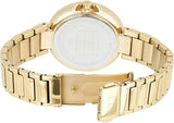  Shop Authentic Tommy Hilfiger Angela White Dial Gold Steel Strap Watch for Women - 1782128 - Luxxuri