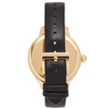 Tory Burch Collins White Dial Black Leather Strap Watch for Women - TBW1205