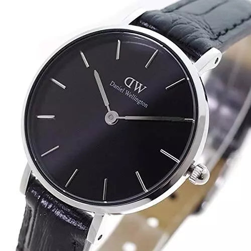  Shop Authentic Daniel Wellington Classic Petite Reading Black Dial Black Leather Strap Watch For Women - DW00100235 - Luxxuri