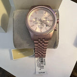  Shop Authentic Michael Kors Lexington Chronograph Pink Dial Pink Steel Strap Watch for Women - MK8792 - Luxxuri