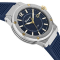  Shop Authentic Salvatore Ferragamo F-80 Blue Dial Blue Rubber Strap Watch For Men - SFHY01122 - Luxxuri