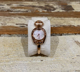  Shop Authentic Gucci Horsebit Collection Diamonds Mother of Pearl Dial Rose Gold Steel Strap Watch For Women - YA139508 - Luxxuri