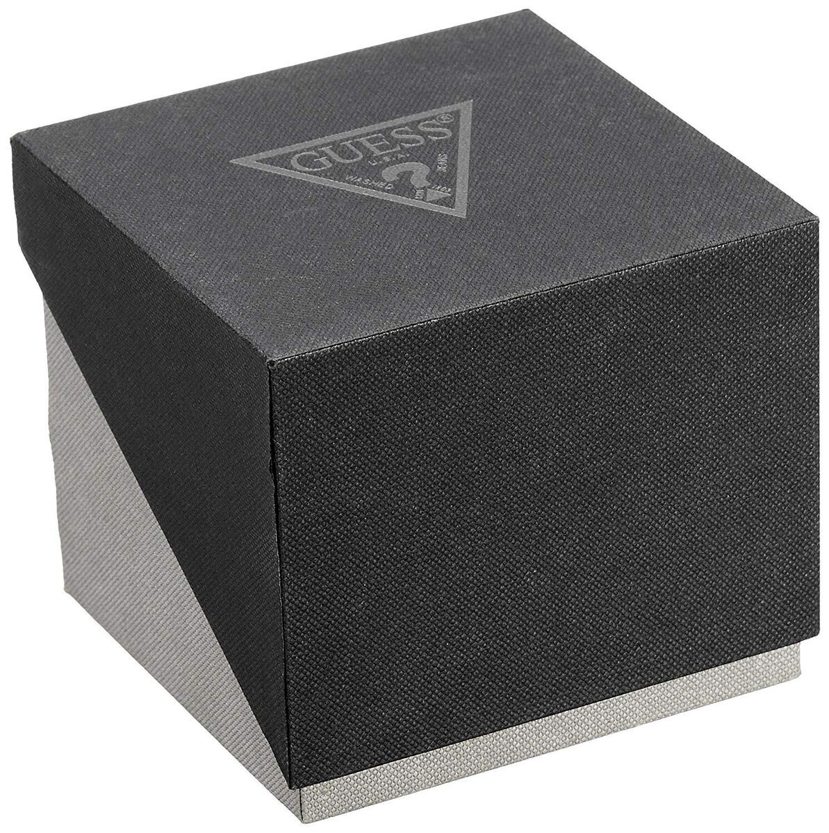 Guess Axle Multifunction Black Dial Gold Steel Strap Watch For Men - GW0488G2