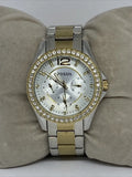  Shop Authentic Fossil Riley White Dial Two Tone Steel Strap Watch for Women - ES3204 - Luxxuri