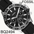  Shop Authentic Fossil Bannon Multifunction Black Dial Black Silicone Strap Watch for Men - BQ2494 - Luxxuri