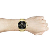  Shop Authentic Hugo Boss Integrity Chronograph Grey Dial Gold Steel Strap Watch for Men - 1513781 - Luxxuri