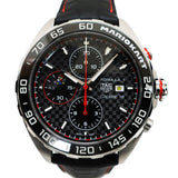  Shop Authentic Tag Heuer Formula 1 Mario Kart Chronograph Black Dial Black Leather Strap Watch for Men - CAZ201E.FC6517 - Luxxuri