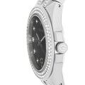  Shop Authentic Bulova Crystal Collection Black Dial Silver Steel Strap Watch for Men - 96K102 - Luxxuri