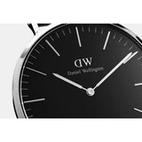  Shop Authentic Daniel Wellington Classic Bayswater Black Dial Black NATO Strap Watch For Women - DW00100282 - Luxxuri