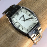 Shop Authentic Fossil Wallace Designer Silver Dial Silver Steel Strap Watch for Women - ES3057 - Luxxuri