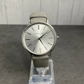  Shop Authentic Michael Kors Jaryn Quartz Silver Dial Grey Leather Strap Watch For Women - MK2470 - Luxxuri