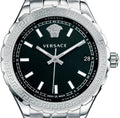  Shop Authentic Versace Hellenyium Black Dial Silver Steel Strap Watch for Women - V12020015 - Luxxuri