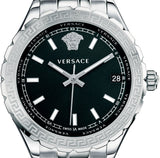  Shop Authentic Versace Hellenyium Black Dial Silver Steel Strap Watch for Women - V12020015 - Luxxuri