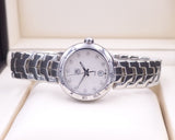  Shop Authentic Tag Heuer Link Diamonds Mother of Pearl Dial Silver Steel Strap Watch for Women - WAT1411.BA0954 - Luxxuri
