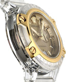  Shop Authentic Versace Icon Active Chronograph Gold Dial White Silicone Strap Watch for Men - VEZ700121 - Luxxuri