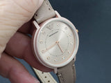 Shop Authentic Emporio Armani Kappa Quartz Rose Gold Dial Pink Leather Strap Watch For Women - AR11010 - Luxxuri