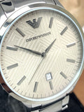  Shop Authentic Emporio Armani Renato Quartz Grey Dial Grey Steel Strap Watch For Men - AR11120 - Luxxuri