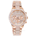  Shop Authentic Michael Kors Layton Chronograph Rose Gold Dial Rose Gold Steel Strap Watch For Women - MK7285 - Luxxuri