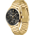  Shop Authentic Hugo Boss Champion Black Dial Gold Steel Strap Watch for Men - 1513848 - Luxxuri