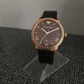  Shop Authentic Emporio Armani Classic Quartz Brown Dial Brown Leather Strap Watch For Men - AR1613 - Luxxuri