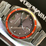  Shop Authentic Emporio Armani Sigma Quartz Grey Dial Grey Steel Strap Watch For Men - AR11178 - Luxxuri