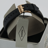  Shop Authentic Fossil Multifunction Black Dial Black Leather Strap Watch for Men - BQ2654 - Luxxuri