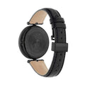  Shop Authentic Versace Palazzo Empire Black Dial Black Leather Strap Watch for Women - VCO050017 - Luxxuri
