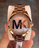  Shop Authentic Michael Kors Slim Runway Rose Gold Dial Rose Gold Steel Strap Watch for Women - MK3549 - Luxxuri