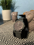  Shop Authentic Emporio Armani Classic Quartz Grey Dial Grey Leather Strap Watch For Men - AR1730 - Luxxuri